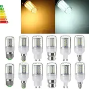 Dimmable E27 E14 E12 B22 GU10 G9 SMD4014 4W LED Corn Bulb Light Lamp AC110V B22 WARM WHITE