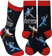 Primitives by Kathy 113203 Awesome Doctor Socks, Muticolor