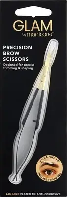 Glam By Manicare Precision Eye Brow Scissors