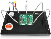 Kaisi Soldering Station Helping Hands with Soldering Mat, 5 Flexible Arms Third