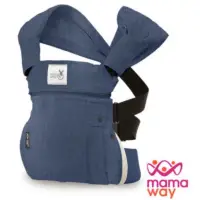 在飛比找蝦皮購物優惠-【mamaway 媽媽餵】4D環抱式嬰兒揹帶 牛仔藍