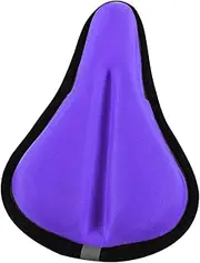 [Oshhni] Kids Bike Seat Cushion Cover 5.9x8.6inch High Density Memory Foam Anti Slip Accessory with Reflective Strip Ergonomic Design