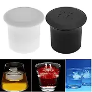 2 PCS Novelty Funny Silicone Polar Ice Cube Molds, Reusable Shapes of Polar Bear