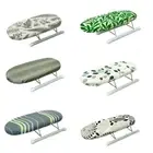 Portable Mini Ironing Board Metal Clothes Ironing Cover Small Tabletop Iron