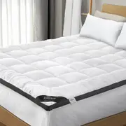 Bedra Mattress Topper Double Pillowtop with 3D Bubble Massage Mesh Protector