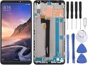 LYX LCD Screen and Digitizer Full Assembly with Frame for Xiaomi Mi Max 3 (Black) (Color : Black)