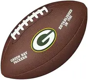Wilson American Football NFL Team Logo Official Size Mixed Leather
