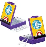 Dr. Piercing Aftercare Swabs – Piercing Bump Saline Solution for Cleansing Earring, Nose, Belly, and Ear Piercings – Gentle Saline Wash for a Refreshing Experience – 72 Easy-to-Use Swabs (2-Pack)