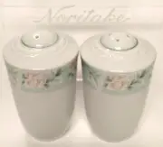 Noritake Rose Sonnet White Scapes 2PC Salt Pepper Shaker Set 4081 "BRAND NEW"