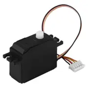 25G Plastic Servo Steering Gear Servo For 1/12 12428 12423 12628 Rc Car Truck Model Steering Part Accessories Mini Rc Servo Black