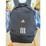 二手 ADIDAS愛迪達 H34804 黑色 白色LOGO 後背包 電腦包