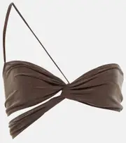 [Jacquemus] Jacquemus Le Bandeau Espelho bra top UK 10 brown
