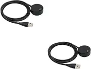 OSALADI 2pcs Charging Stand Dock for Fenix 5s USB Cable Charger Accessory Data Sync Long Length Overcurrent Avoidance