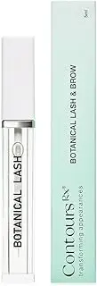 [Contours RX] Botanical Lash & Brow Eyelash Enhancing Serum with Plant Stem Cells, Biotin & Peptides - Stronger, Thicker, Fuller Lashes, Cruelty-Free, 5ml