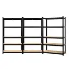 NNEDSZ 3X1.8M Shelving Garage Storage Racking Steel Metal Shelves