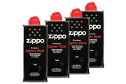 4x Zippo Premium Lighter FLUID Cigarette Genuine Petrol Refill 125ml