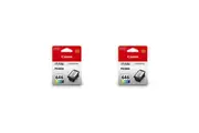 2PK Canon Pixma CL646 Colour Replacement Printer Ink Cartridge 180Page Yield CMY