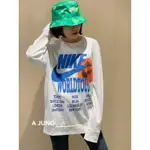 A JUNG💙NIKE NSW LS TOP WTOUR 男款運動休閒 長袖薄上衣 白DA0630100