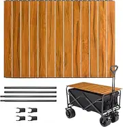 Folding Cart Table Top | Garden Cart Aluminum Alloy Folding Board - Portable Versatile Camping Desk Attachment for Outdoor Picnics Food Prep Meals Barbecue