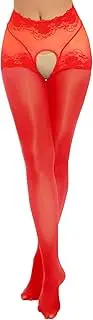[GRRKDFQ] Women'S Pyjama Sets See Through Stockings Crotchless Tights Open Crotch Pantyhose