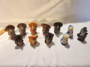 Vintage Gurley Thanksgiving Candles LOT Pilgrim 1 Boy/2 Girl/8 Turkeys