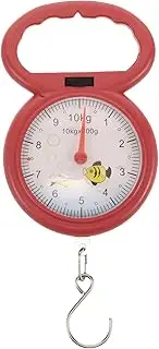 Gatuida Sturdy Handle Portable Scale Spring Scale for Fish Luggage Everyday Weighing Random Color