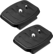 Weewooday 2 Pieces 43Mm Tripod Quick Release Plate Tripod Adapter Mount Camera T