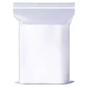 100pcs Resealable Zipper Self Seal Clear Plastic Zip Lock Bags 80mmx120mm Bulk