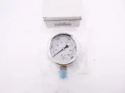 Pic Gauges 201L-402R 4" LF 1/2" LM kPa 0-5000PSI Stainless Steel Pressure Gauge