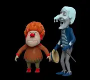 UNPAINTED Miser Brothers Christmas 3D Printed Model Kit 10" Tall (10-22)