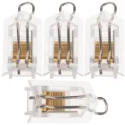 4 Pcs Venetian Blind Gear Install Accessories Cord Lock Mechanism For