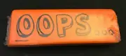 OOPS 6" Colorful Large Eraser New Orange