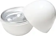 Cooker Round with 4 Eggs Microwave Steamer Plate Tray Boiler Retains Moisture Fresh Tender Pp Aluminum Alloy Safe Use
