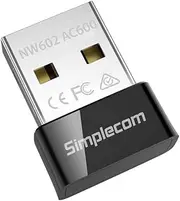 Simplecom NW602 AC600 Dual Band Nano USB WiFi Wireless Adapter