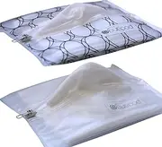 Buti-pods Bitty Travel Wipes Case | Reusable Refillable Portable Baby Dispenser Container | Great for Hand Face Wipes (Bitty 2 Pack | Clear|Black)