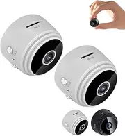 Secret Scope Camera, Secret Camera, Secret Scope Magnetic Mini Security Cameras, Scope Mini Security, WiFi Camears Outdoor Wireless 1080p HD (White,2pcs)
