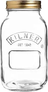 Kilner Genuine Preserve Glass Jar, 1 Litre