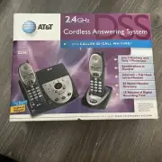 BRAND NEW AT&T 2256 2.4 GHz Single Line Cordless Phone Answering w/ Caller ID