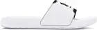 Under Armour Men's UA Ignite Select Slides White/White/Black - 3027219-100, Whit