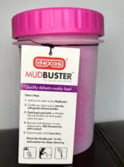 Dexas MudBuster Portable Dog Paw Washer/ Paw Cleaner Pink