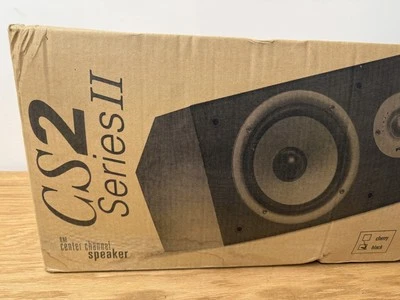 Brand New! 1 Polk Audio Monitor CS2 Series II Black Center Channel Speaker