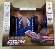 NEW Amazing Cyclone Twister RC Stunt Blue Race Twist Spin. Sharper Image®