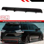 For 2011-17 Toyota Sienna SE JDM MP Style PU Shark Fin Rear Bumper Lip Diffuser