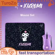 NEW Razer x Sanrio Kuromi DeathAdder Essential Gaming Mouse Soft Mat Gift Bundle