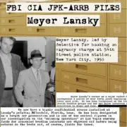 Meyer Lansky FBI, CIA, & JFK Assassination Records Review Board Files USB Drive