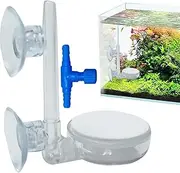 Fish Tank Bubbler Stone, Air Stone Diffuser Pump, Ultra-Fine Bubble Release, Quiet Aquarium, Efficient Oxygenator, Size: Small/Large, Ideal for Freshwater or Saltwater Aquariums