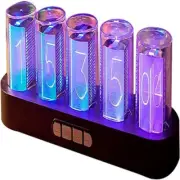 GUAZI STORE Imitation Nixie Tube Clock RGB Creative 16 Million Rgb