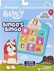 Bluey Bingo's Bingo Card Game, School Friends