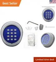 Wireless Keypad Plastic 2-Channel Waterproof Easy Install Gate Opener Accessory