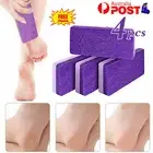 4X Pumice Foot Stone File Exfoliate Rasp Dead Skin Scrub Pedicure Remove Sands